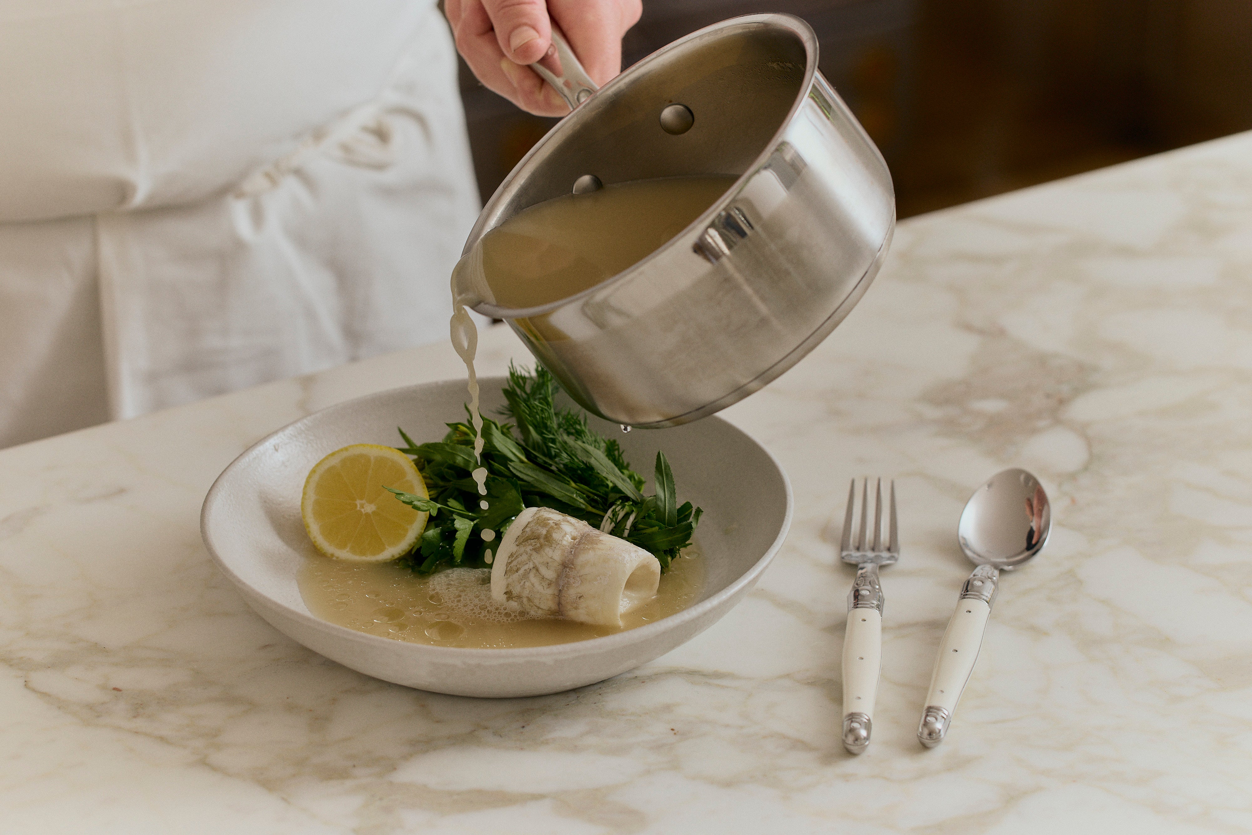 Fish Fumet with King George Whiting