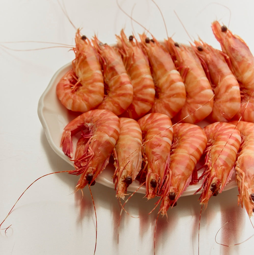 Cooked Tiger Prawns